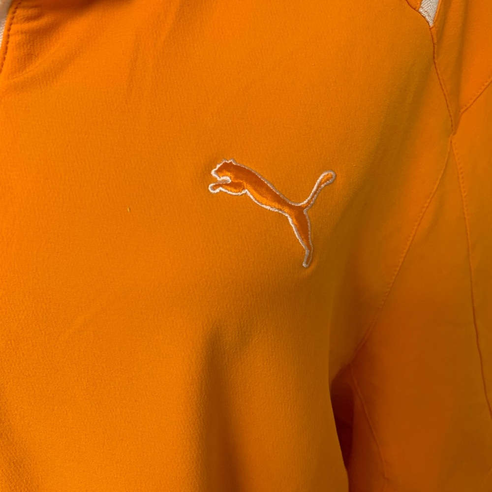 Puma Golf Jacket Storm Cell Water & Wind Resistant 1/4 Zipper Men’s SZ L - Picture 2 of 11